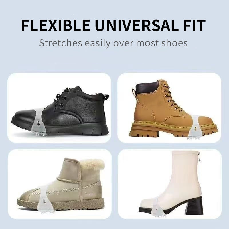 Universelle 5-Zacken-Steigeisen für Schuhe und Stiefel