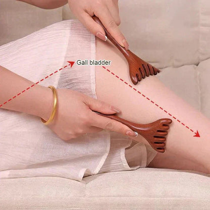 🔥Solange der Vorrat reicht 50 % Rabatt!🎉Naturstein-Massageset: Schabbrett, Fingerclip und eiförmiges Massagegerät