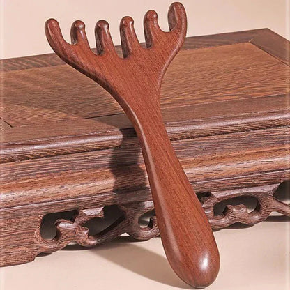 🔥Solange der Vorrat reicht 50 % Rabatt!🎉Naturstein-Massageset: Schabbrett, Fingerclip und eiförmiges Massagegerät