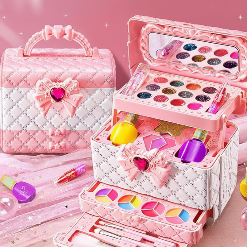 Waschbares Kinder-Schminkset mit Etui