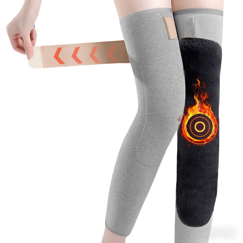 Leichte Kniewärmer mit integrierter Tasche
