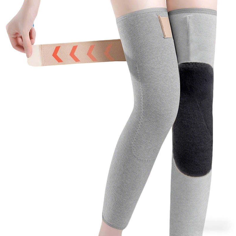 Leichte Kniewärmer mit integrierter Tasche