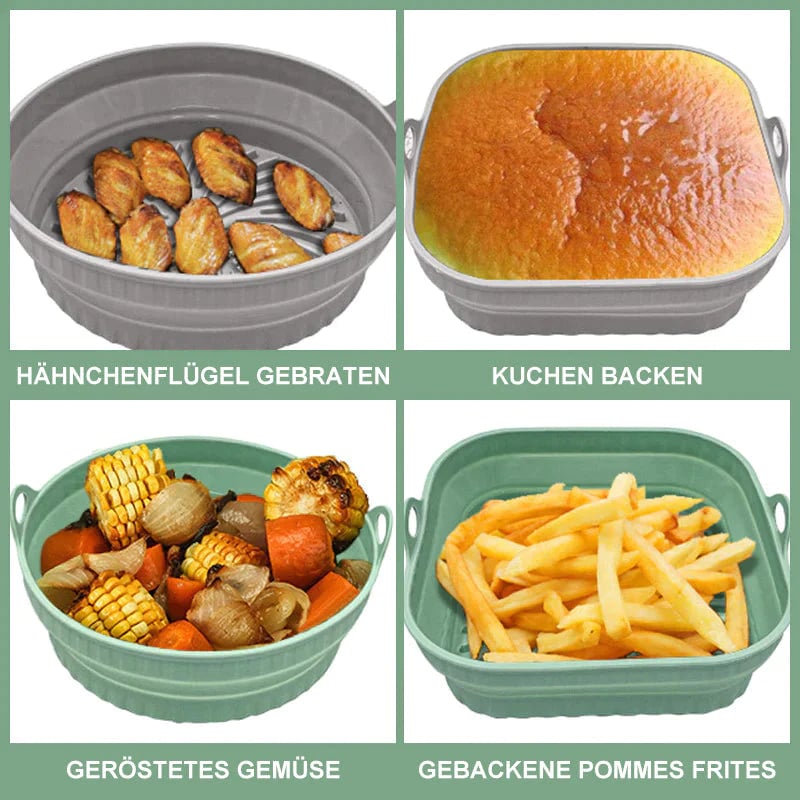 🔥HEIßER VERKAUF 45% RABATT🔥Heißluftfritteuse Grillpfanne aus Silikon