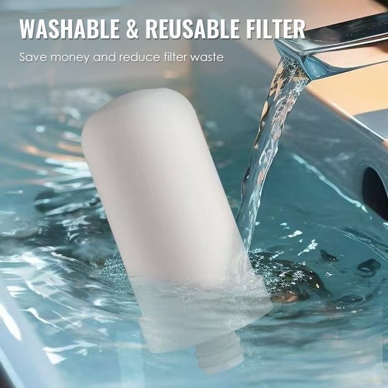 💧360° drehbarer Wasserhahnfilter ✅Zweistufiger Wasserauslassfilter für die Küche