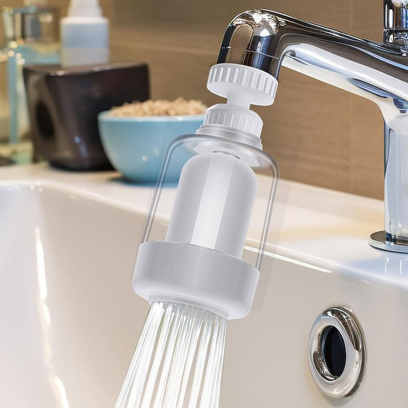 💧360° drehbarer Wasserhahnfilter ✅Zweistufiger Wasserauslassfilter für die Küche