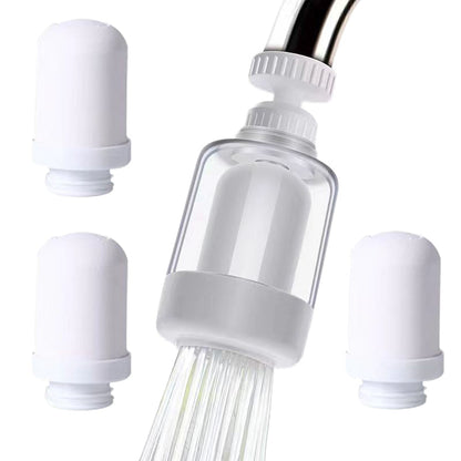 💧360° drehbarer Wasserhahnfilter ✅Zweistufiger Wasserauslassfilter für die Küche