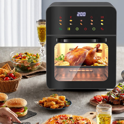 🔥2026 HEISSER VERKAUF🍳🍗Multifunktionale visuelle Heißluftfritteuse mit Touchscreen