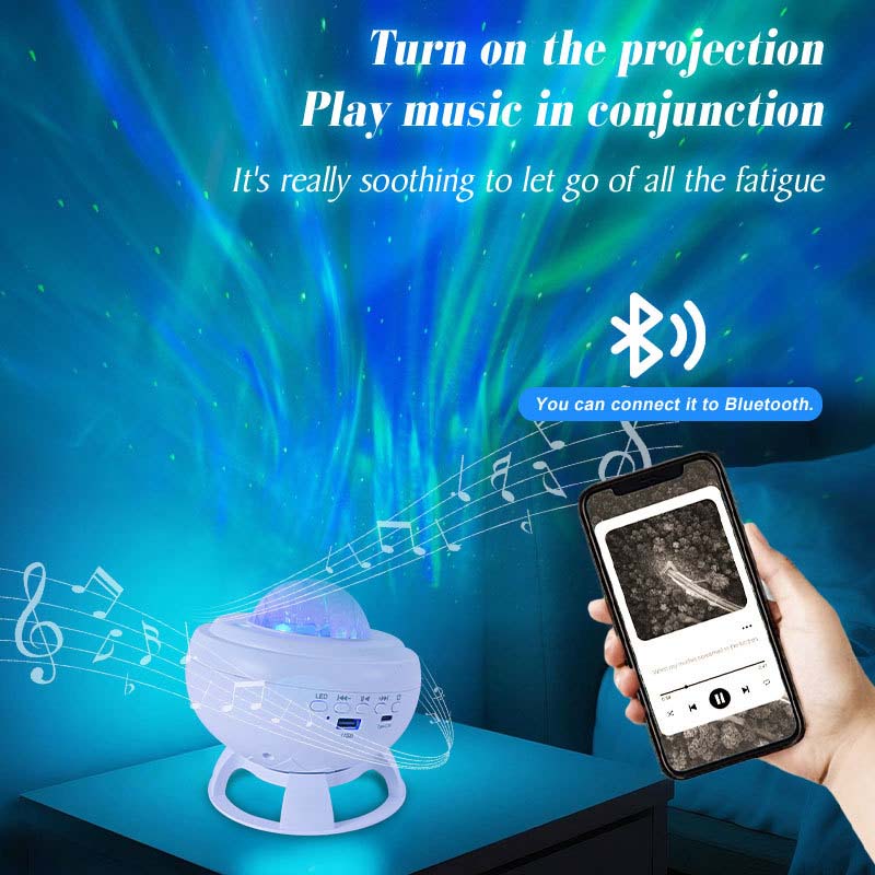 Sternenhimmel-Projektor mit integriertem Bluetooth-Lautsprecher