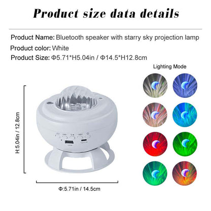 Sternenhimmel-Projektor mit integriertem Bluetooth-Lautsprecher