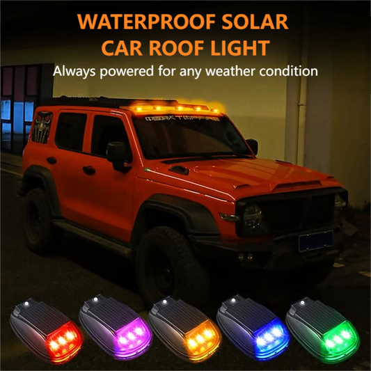 ☀️ 46% RABATT JETZT! 💡 Wasserdichte Solar-Autodachleuchte – Fernbedienung, Einfache Installation & Energieeffizient 🚗✨