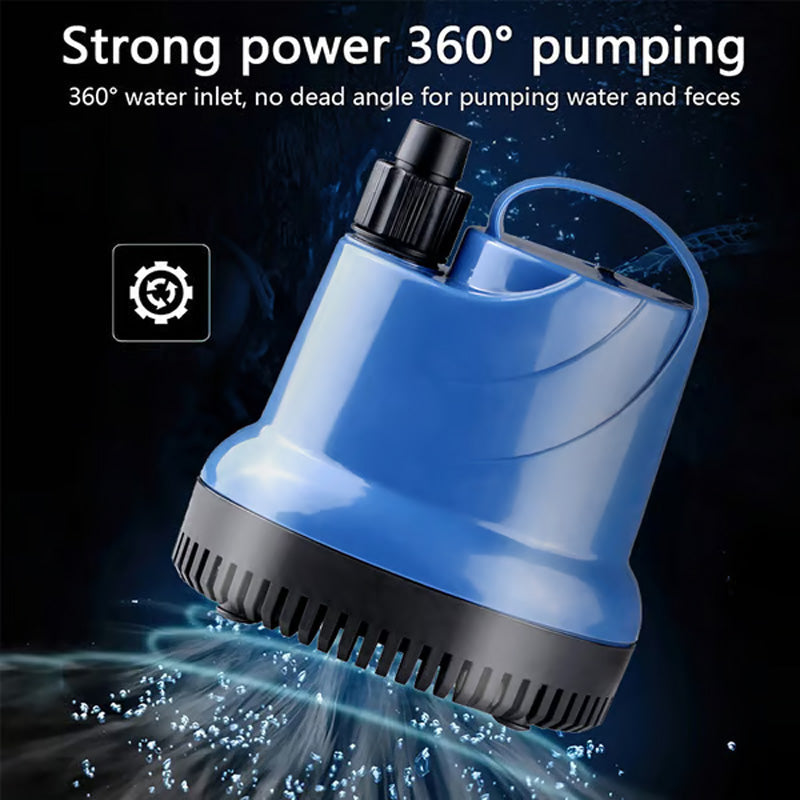 🔥Solange der Vorrat reicht 50 % Rabatt!🎉Bodenabsaugung Fischbecken Wasserfilterpumpe