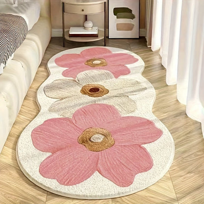 📢📢 50 % RABATT!! 🎅 Weicher Teppich mit unregelmäßigem Blumenmuster