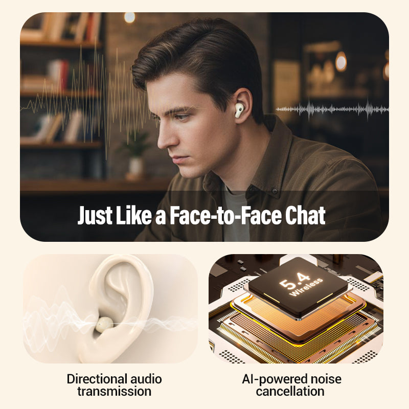 🔥LETZTER TAG DES AUSVERKAUFS – 50% RABATT🎁Drahtloses Bluetooth-Headset für zwei Geräte mit LED-Ladeetui