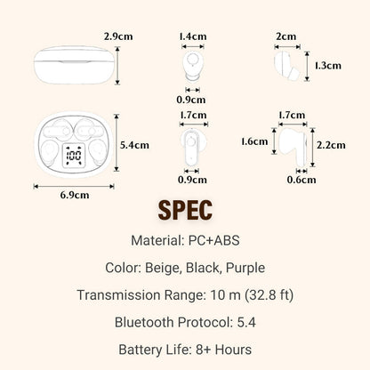 🔥LETZTER TAG DES AUSVERKAUFS – 50% RABATT🎁Drahtloses Bluetooth-Headset für zwei Geräte mit LED-Ladeetui