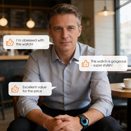 ✨🎅Weihnachtsangebote – Nur für kurze Zeit!⏰Futuristische, minimalistische Herrenuhr mit kreativem Drehscheiben-Zifferblatt