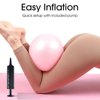 🤸‍♀️ 50% RABATT! ⚽ 9-Zoll-Pilatesball – platzsicher, inklusive Pumpe & ideal für Fitness 📦💪