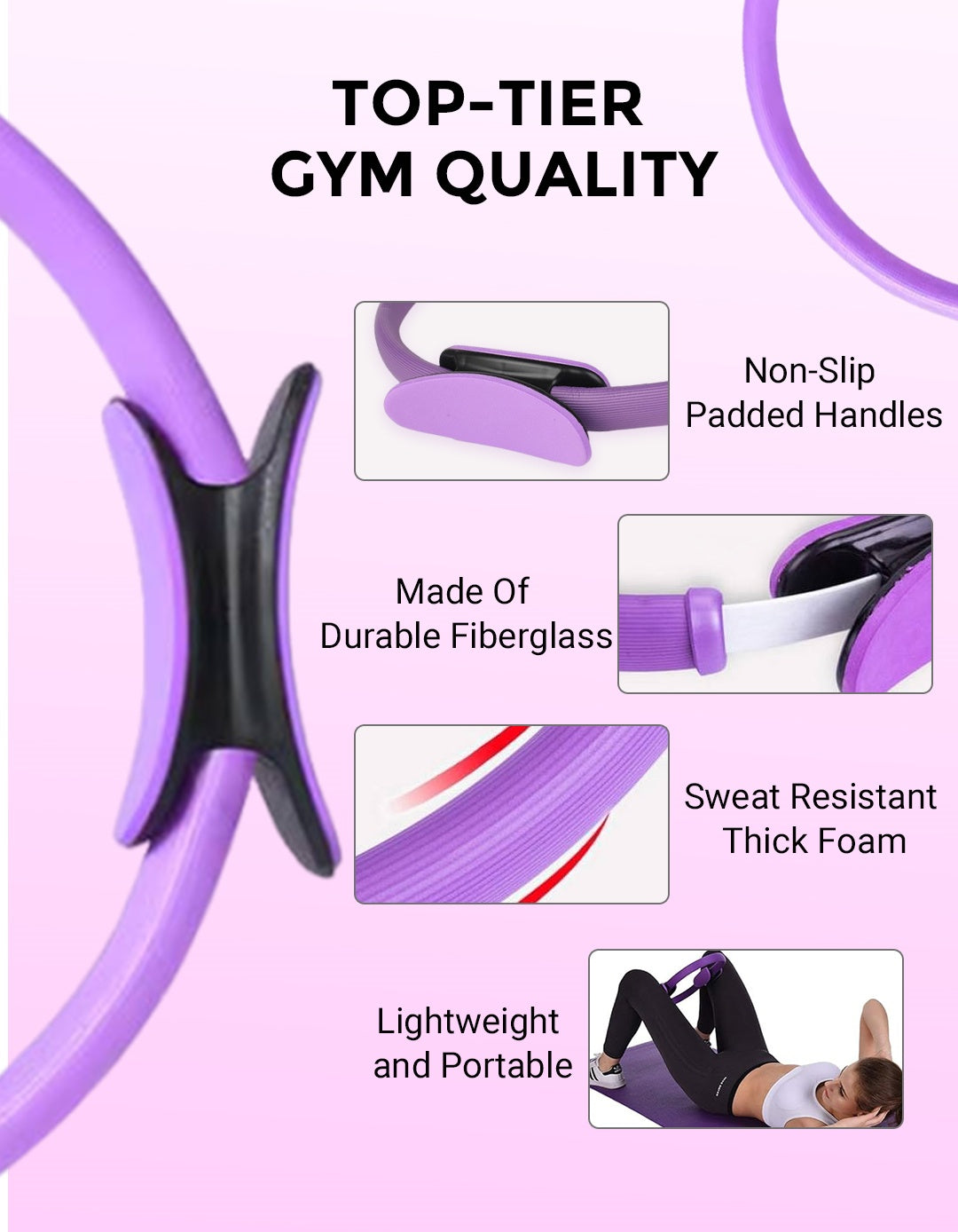 🥳HEISSER SALE 2026🥳💞50.000+ VERKAUFT!👵❤️ 50 % RABATT!Aktion 🔗 Pilates Ring Fitness Trainer