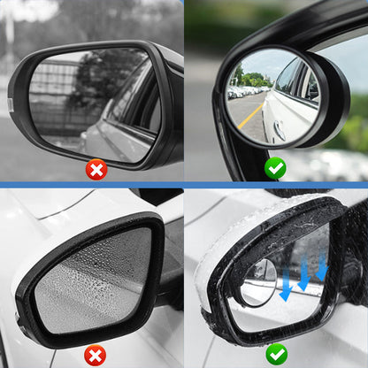 【Rückspiegel-Regenschutz + kompakter Rundspiegel】—— Regenwasser tropft nicht herunter 💦, blinde Flecken werden beseitigt und Anfänger werden im Handumdrehen zu erfahrenen Fahrern! 🚗✨