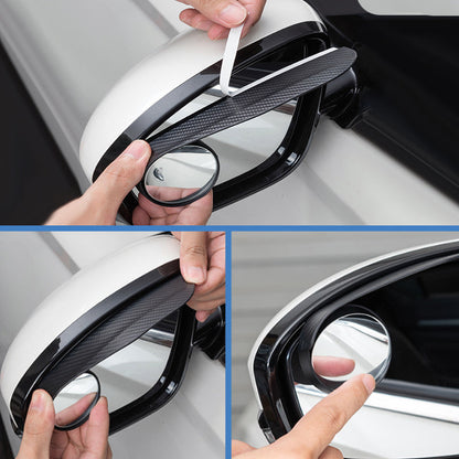 【Rückspiegel-Regenschutz + kompakter Rundspiegel】—— Regenwasser tropft nicht herunter 💦, blinde Flecken werden beseitigt und Anfänger werden im Handumdrehen zu erfahrenen Fahrern! 🚗✨