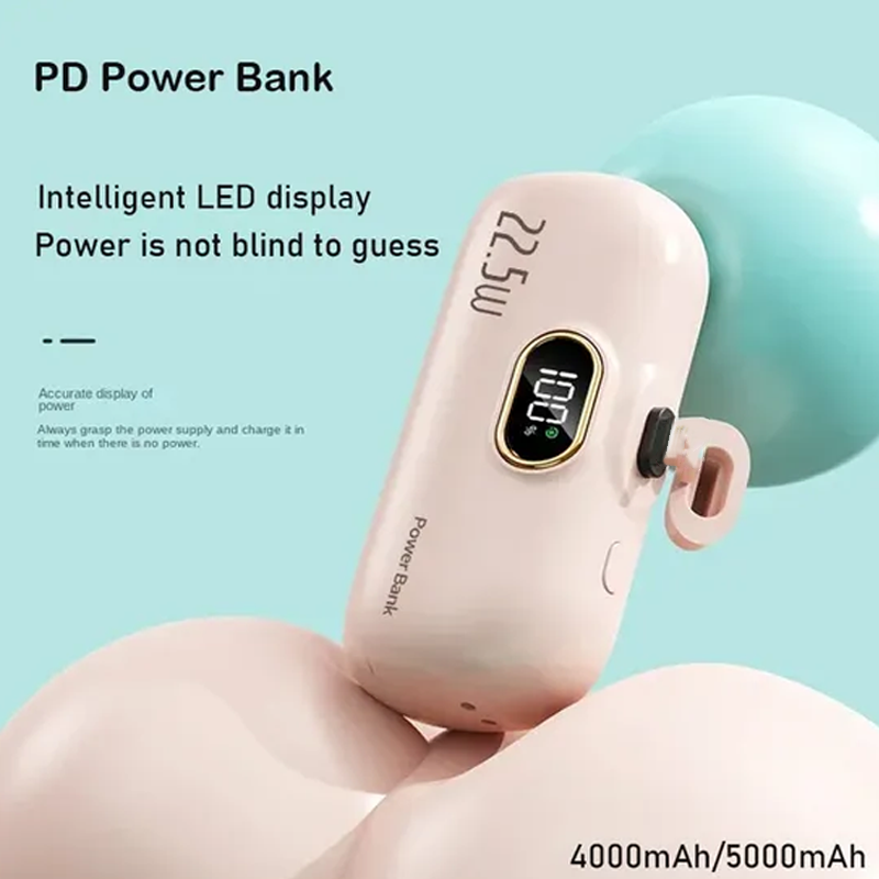 🔋 49% RABATT! 📱 Mini-Powerbank 5000mAh – Tragbar, Schnellladung & Perfekt für Unterwegs ✨