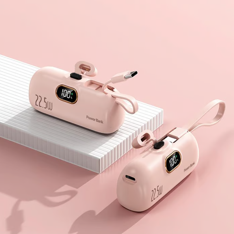 🔋 49% RABATT! 📱 Mini-Powerbank 5000mAh – Tragbar, Schnellladung & Perfekt für Unterwegs ✨
