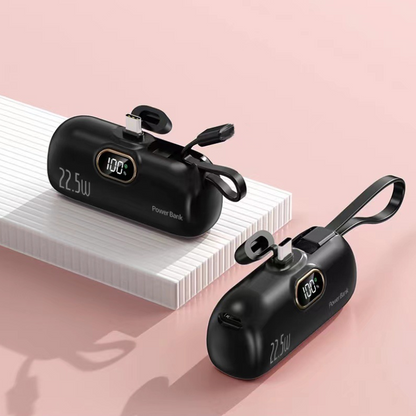 🔋 50% RABATT! 📱 Mini-Powerbank 5000mAh – Tragbar, Schnellladung & Perfekt für Unterwegs ✨