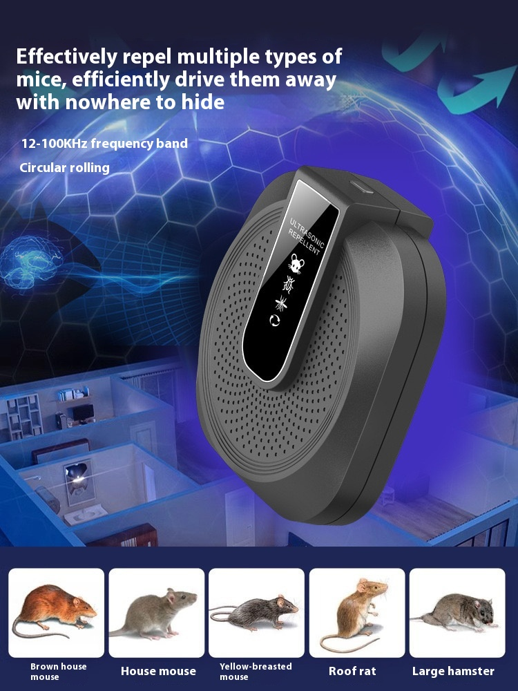 🐭⚡ Ultraschall Nagetierabwehr – Schützt 360° & sofort einsatzbereit! ✨Tierfreundlich & stromsparend. 🌿 Endlich Ruhe im Haus!