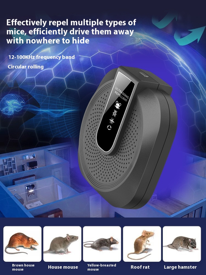 🐭⚡ Ultraschall Nagetierabwehr – Schützt 360° & sofort einsatzbereit! ✨Tierfreundlich & stromsparend. 🌿 Endlich Ruhe im Haus!
