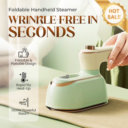 🚀✨ Handlicher Dampfbügel mit 180° Drehgriff – für faltenfreie Kleidung in Sekunden! 🌟👜 Ideal unterwegs & zu Hause, energiesparend und langlebig.
