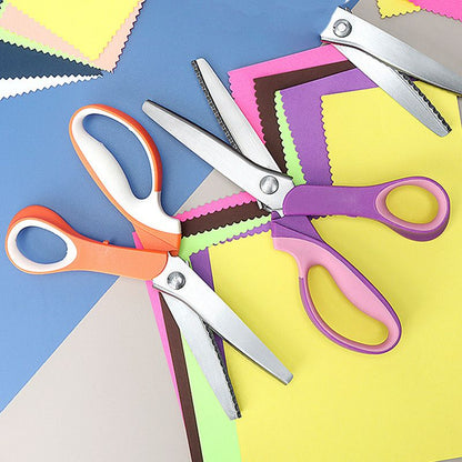 📢📢 50 % RABATT!! 🥳✨ Multifunktionale Zickzack-Schere, gezackte Schere ✂️🧵
