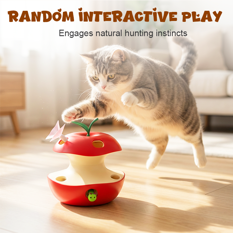 Intelligentes automatisches Katzenspielzeug mit Drehscheibe