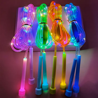 🌟✨ LED-Leuchtseil zum Springen – Mit 3 einstellbaren Modi & stoßfestem Design für langanhaltenden Spielspaß! 💡🏃‍♀️ Perfekt für Outdoor-Aktivitäten, nachhaltig mit wiederaufladbarem Akku. 🌿
