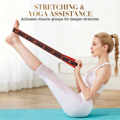 Fitness-Widerstandsband für Dehnübungen und Yoga
