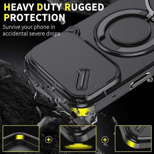 Magnetische Handyhülle mit Ringständer für iPhone