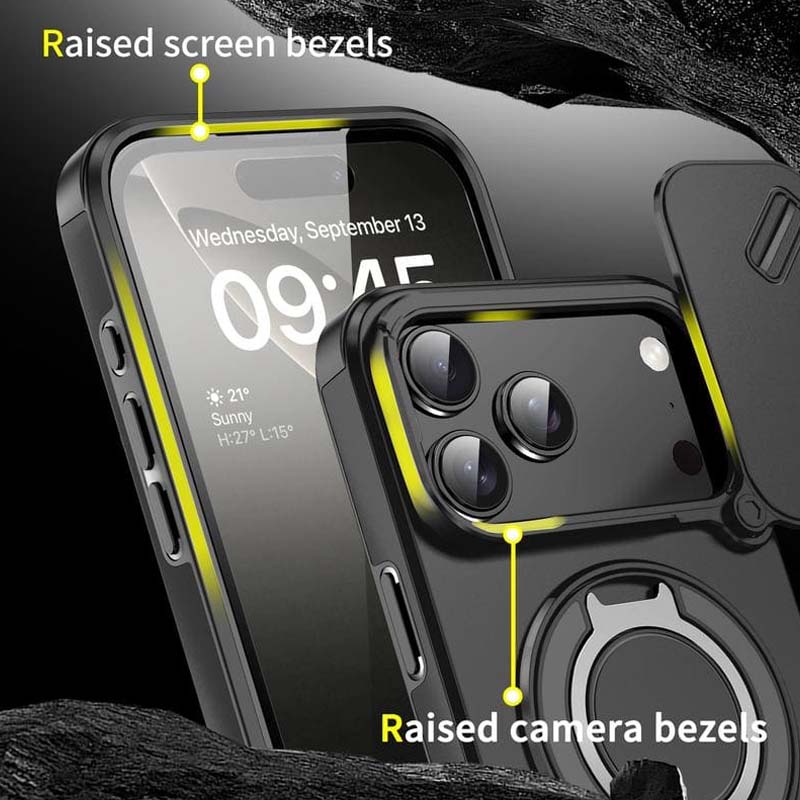 Magnetische Handyhülle mit Ringständer für iPhone