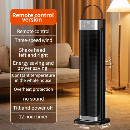 🔥[Nur 1 kWh pro Woche] Premium 3D-Kamin Heizlüfter | 3 Sek. Schnellheizung | A+++ KI-Energiesparmodus
