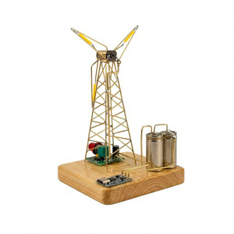 🔥Solange der Vorrat reicht 40 % Rabatt!🎉DIY Retro-Windmühlen-Nachtlicht-Set