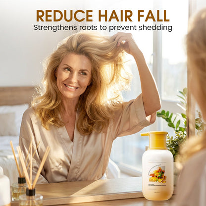 🌿💪 Herbal Power-Shampoo gegen Haarausfall – Mit klinisch belegter Formel aus hochwirksamen Kräuterextrakten stoppt Haarausfall an der Wurzel und aktiviert volleres Haarwachstum. 🌱✨ Für spürbare Dichte in 4 Wochen.