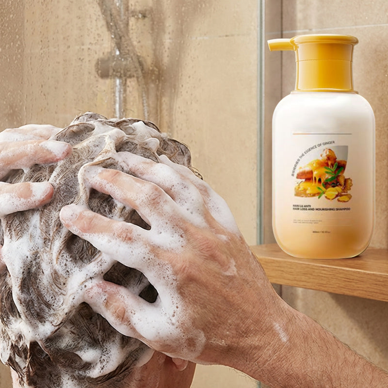 🌿💪 Herbal Power-Shampoo gegen Haarausfall – Mit klinisch belegter Formel aus hochwirksamen Kräuterextrakten stoppt Haarausfall an der Wurzel und aktiviert volleres Haarwachstum. 🌱✨ Für spürbare Dichte in 4 Wochen.