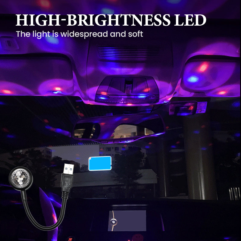 Tragbares Auto-Ambiente-Licht in Kugelform