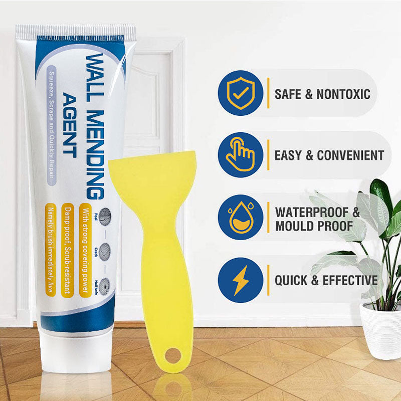 🛠️Gipskarton-Reparaturset (mit Spachtel): Effektiver Starkhaftkleber – Wasserdicht & Einfach Anzuwenden!