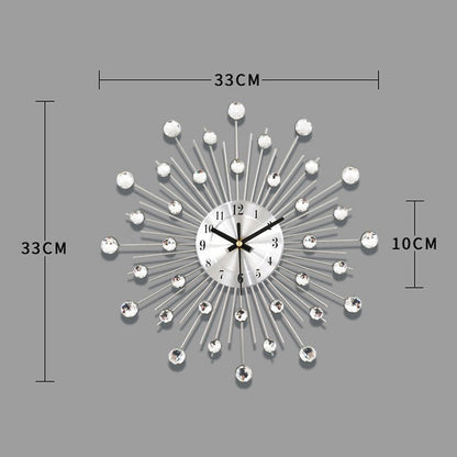 Kreative Wanduhr für die Wohnzimmerdekoration
