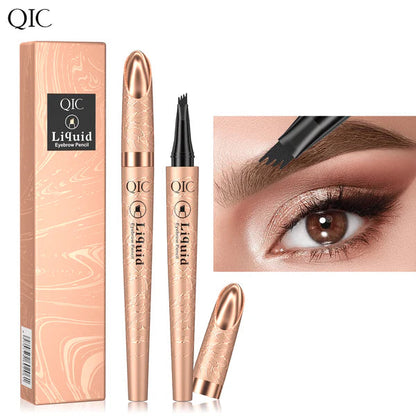 （Kaufen Sie 1, erhalten Sie 1 gratis）Augenbrauenstift mit 3D-Microblading-Effekt und 4 Spitzen
