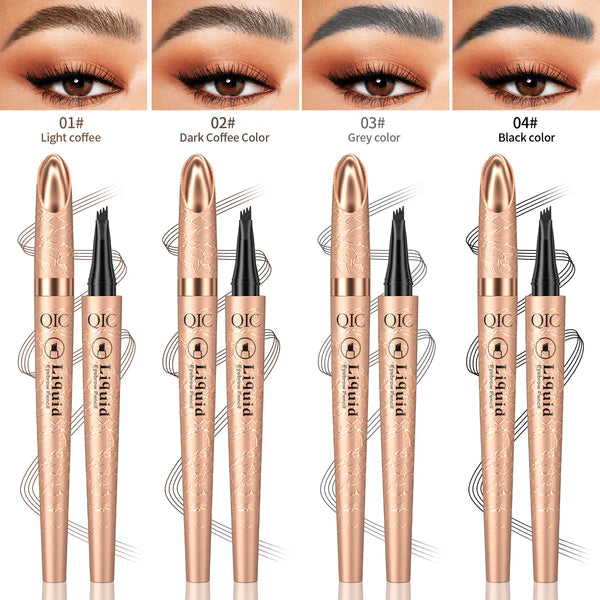 （Kaufen Sie 1, erhalten Sie 1 gratis）Augenbrauenstift mit 3D-Microblading-Effekt und 4 Spitzen