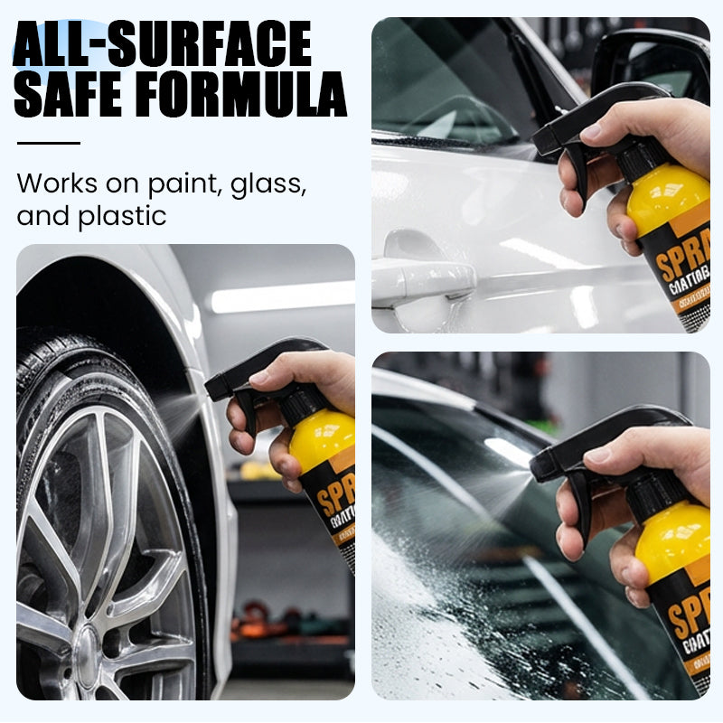 🚗 Autolack-Sprühbeschichtung – Schneller Schutz, Hydrophob & Glanz – Für Karosserie, Glas & Kunststoff!