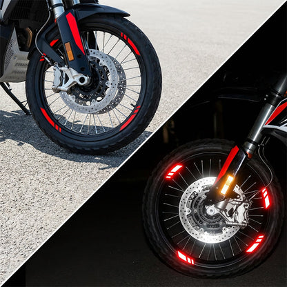 Reflektierende Felgenaufkleber für Motorräder
