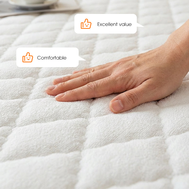 🛌✨ ZEITLICH BEGRENZT – 50% RABATT! Wasserdichte Wattierte Matratzenauflage & Kissenbezüge Set – Atmungsaktiv, pflegeleicht & allergenarm 💦