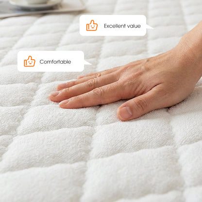 🛌✨ ZEITLICH BEGRENZT – 50% RABATT! Wasserdichte Wattierte Matratzenauflage & Kissenbezüge Set – Atmungsaktiv, pflegeleicht & allergenarm 💦