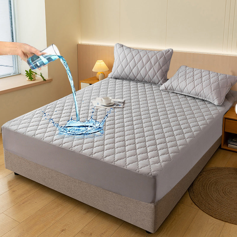 🛌✨ ZEITLICH BEGRENZT – 50% RABATT! Wasserdichte Wattierte Matratzenauflage & Kissenbezüge Set – Atmungsaktiv, pflegeleicht & allergenarm 💦