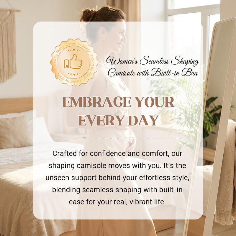 🌸LETZTER TAG DES SONDERANGEBOTS – 50 % RABATT💕Nahtloses, formendes Unterhemd für Damen mit integriertem BH